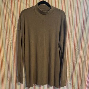 Abercrombie & Fitch Taupe Ribbed Sweater